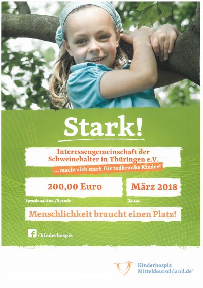 Danke Kinderhospiz 1805
© IGS Thüringen